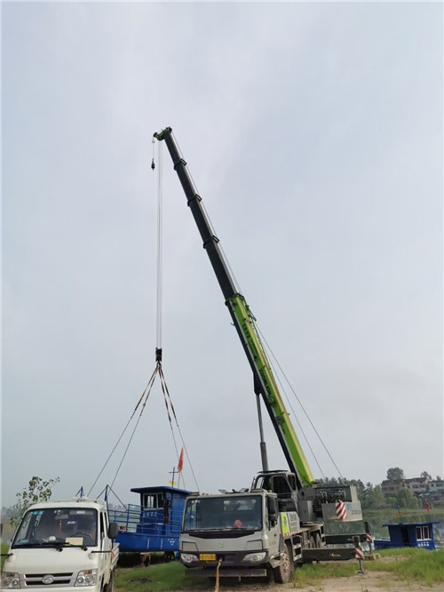 响水县桥梁建设吊装案例